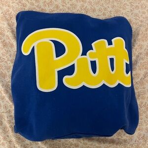 Blue 84 Blue Hoodie with Yellow Accents